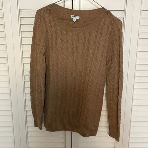 Cable knit sweater